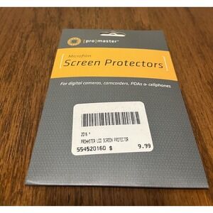 Promaster Microfilm LCD Screen Protector for Digital‎ Cameras Camcorders 2016